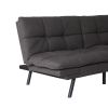 Convertible Memory Foam Futon Couch Bed; Modern Folding Sleeper Sofa-SF267FADGY