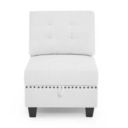 Single Chair for Modular Sectional (Color: Ivory)