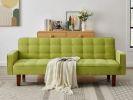 Solid Color Tufetd Sofa Save Space for Living Room