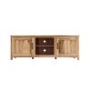 WESOME TV Stand Storage Media Console Entertainment Center; Tradition Black