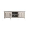 WESOME TV Stand Storage Media Console Entertainment Center; Tradition Black