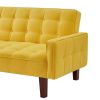 Solid Color Tufetd Sofa Save Space for Living Room