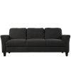 Polyester-blend 3 Pieces Sofa Set; Living Room Set