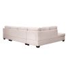 Modern Large U-Shape Sectional Sofa;  Double Extra Wide Chaise Lounge Couch