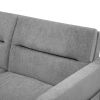 Loveseats Sofa Bed with Pull-out Bed;  Adjsutable Back and Two Arm Pocket