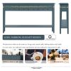 Rustic Entryway Console Table, 60" Long Sofa Table with two Different Size Drawers and Bottom Shelf for Storage