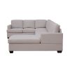 Modern Large Upholstered U-Shape Sectional Sofa;  Extra Wide Chaise Lounge Couch