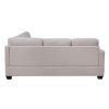 Modern Large Upholstered U-Shape Sectional Sofa;  Extra Wide Chaise Lounge Couch