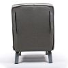 Lounge Chair Adjustable Folding Dual-Purpose Chair Sofa Bed Recliner Chair - gray with pillow XH