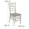 Resin stacking chair; indoor and outdoor universal chair